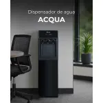 DISPENSADOR DE AGUA DRIJA DE CARGA INFERIOR DE 20L COLOR NEGRO ACQUA